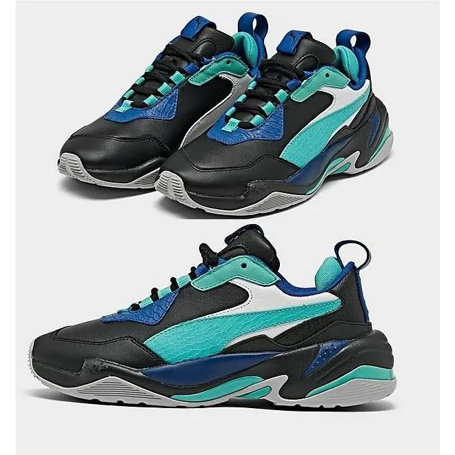 Puma shoes - PUMA THUNDER HOLIDAY - THUNDER HOLIDAY - 372834-03 - Puma Black / Blue Turquoise / Galaxy Blue 10