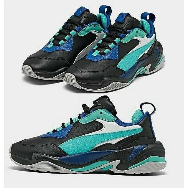 Puma shoes - PUMA THUNDER HOLIDAY - THUNDER HOLIDAY - 372834-03 - Puma Black / Blue Turquoise / Galaxy Blue 11