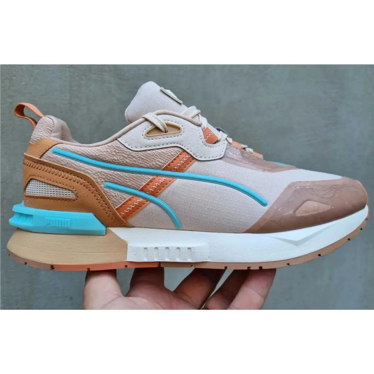 Puma shoes - Puma Mirage Tech Mesa Messenger - 382891-01 - shifting sand/ beige 0