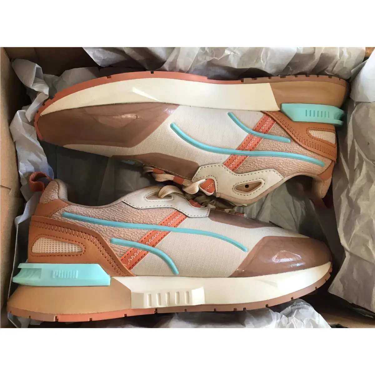 Puma shoes - Puma Mirage Tech Mesa Messenger - 382891-01 - shifting sand/ beige 11