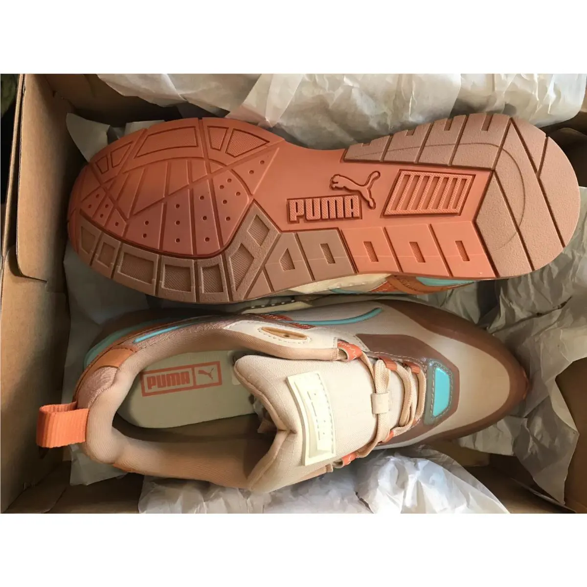 Puma shoes - Puma Mirage Tech Mesa Messenger - 382891-01 - shifting sand/ beige 14