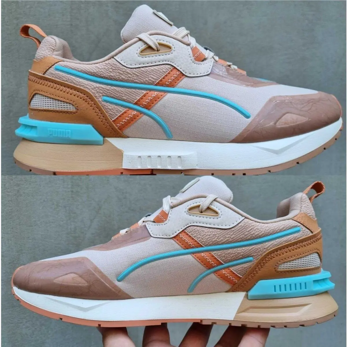 Puma shoes - Puma Mirage Tech Mesa Messenger - 382891-01 - shifting sand/ beige 7