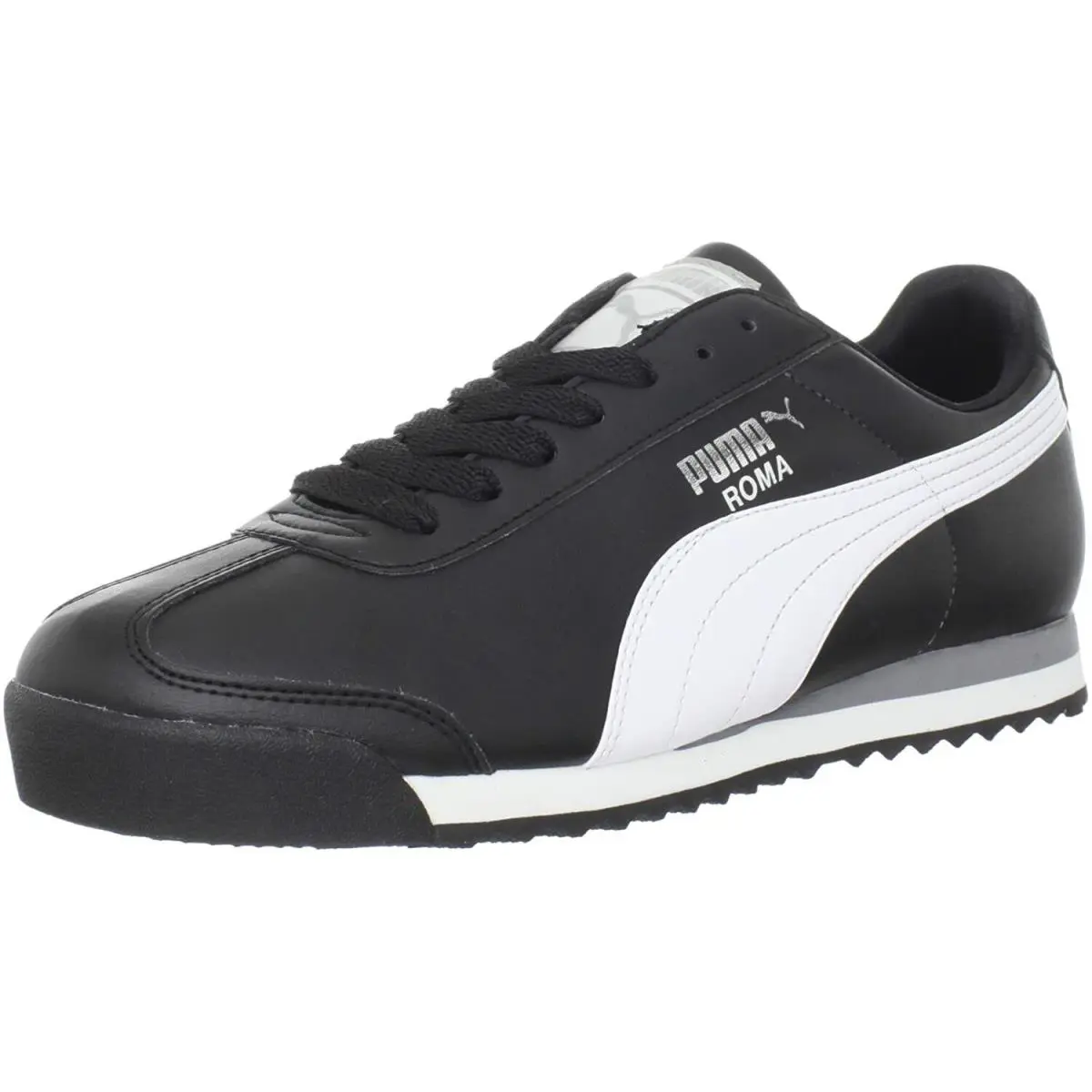 Men`s Roma Basic Sneakers Black/White/Silver by Puma