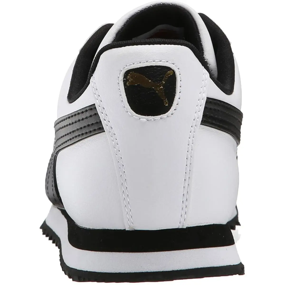 Puma shoes - White/Black Leather 8