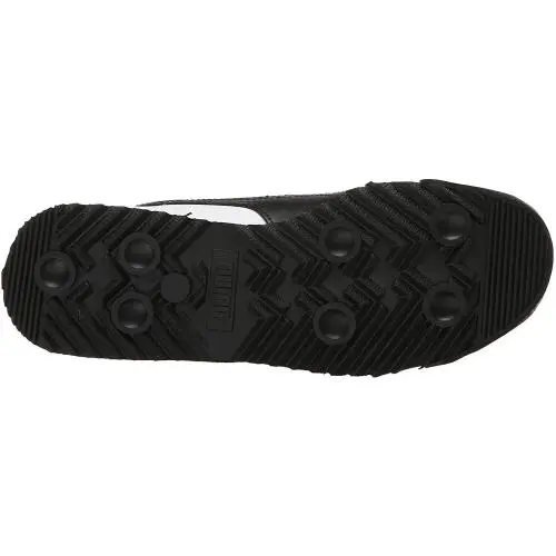 Puma shoes - White/Black Leather 9
