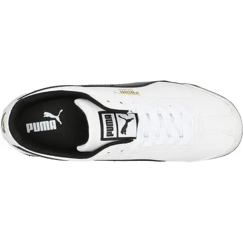 Puma shoes - White/Black Leather 10