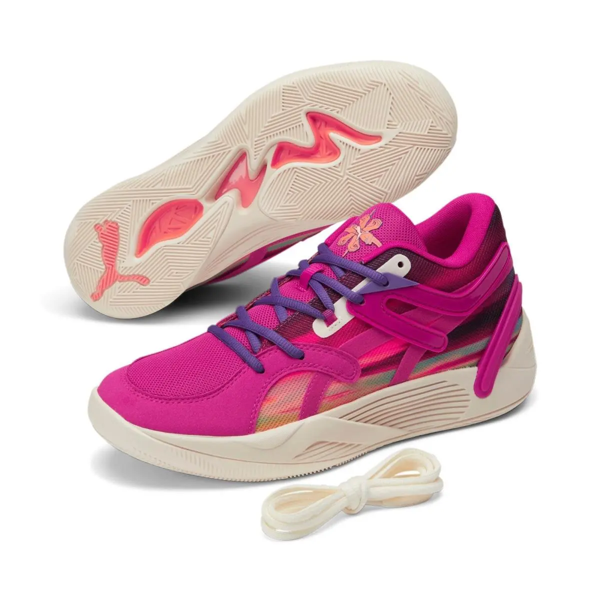 Puma shoes - Festival Fuchsia-Whisper White 5