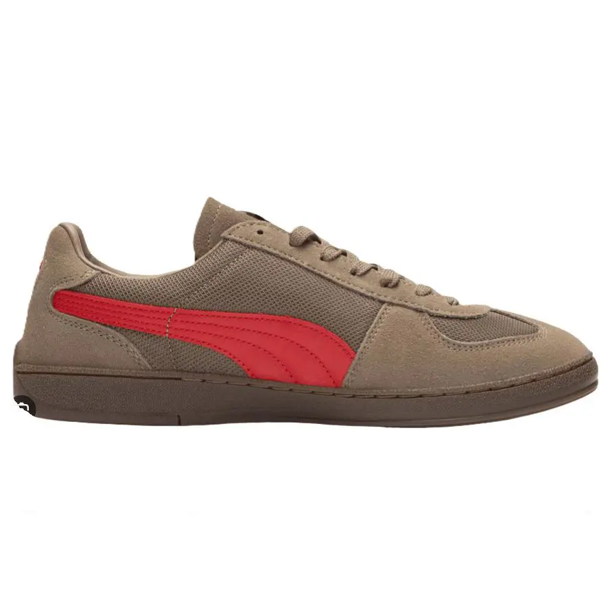 Puma shoes - Totally Taupe Red 1