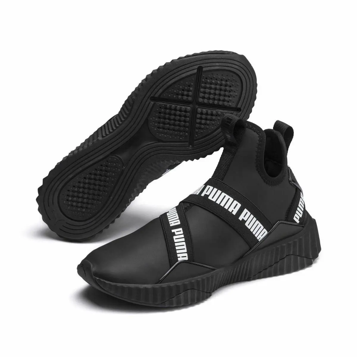 192845-01 Womens Puma Defy Mid Matte - Black