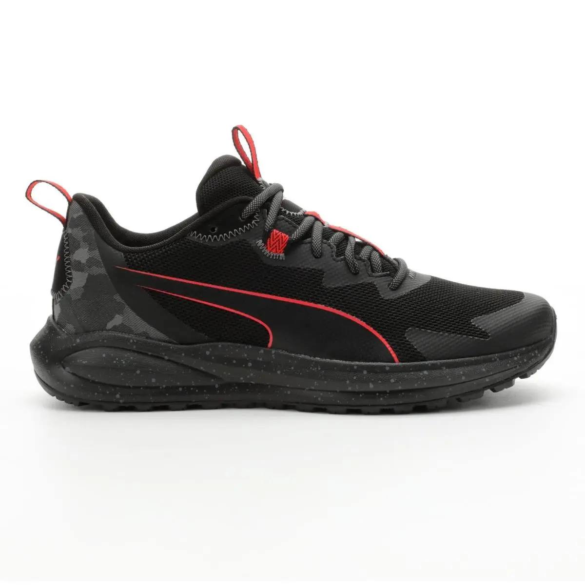 Puma shoes - Black/High Risk Red/Castlerock 6