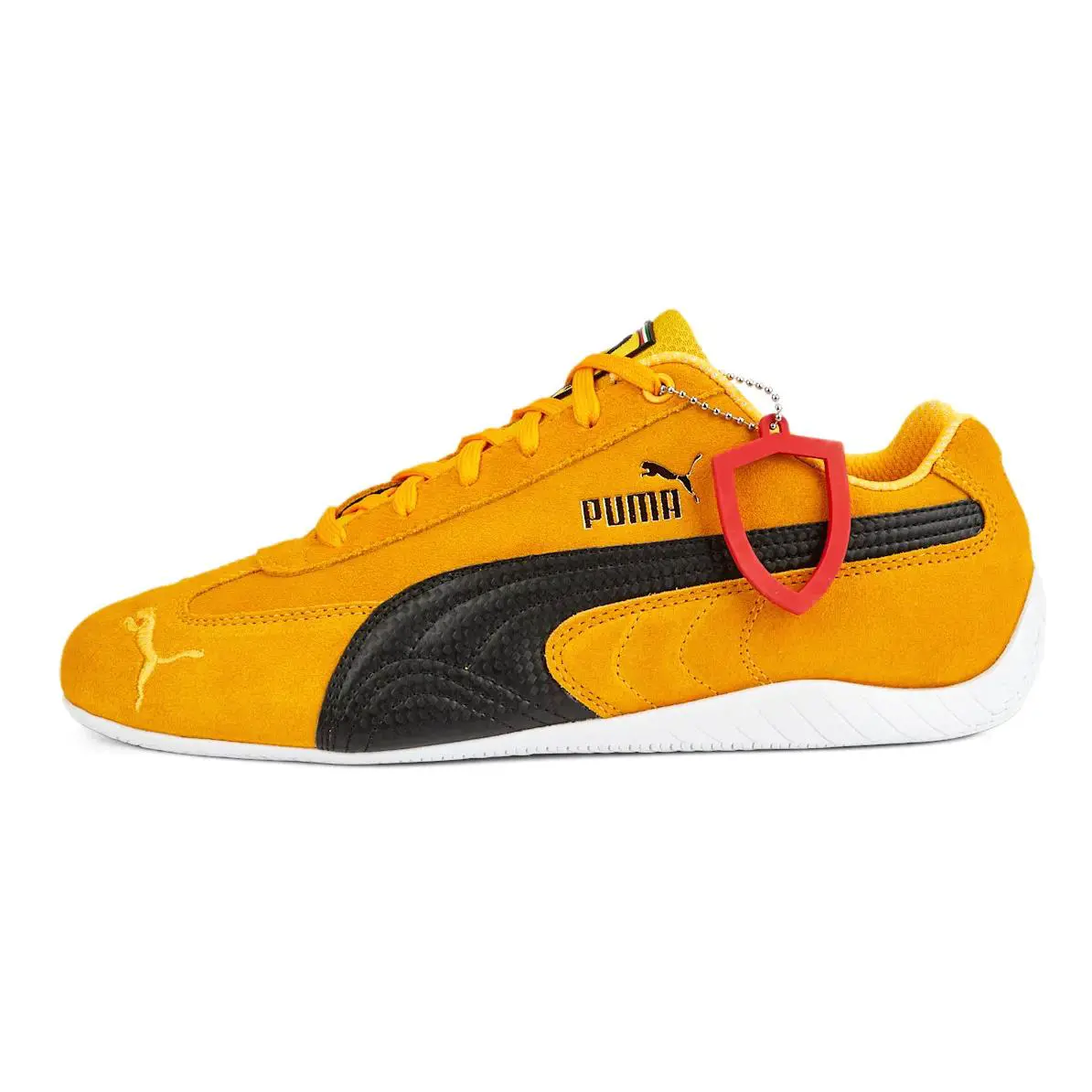 Puma Ferrari Speedcat Scuderia Shield Tangerine Motorsport Racing Driving Shoes - Yellow