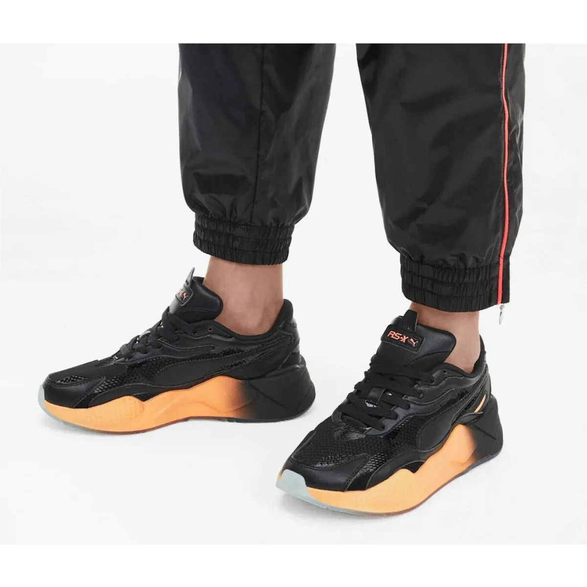 Puma shoes - Puma RS-X3 GRADIENT - GRADIENT - 372115-02 - Black/Cantaloupe 0