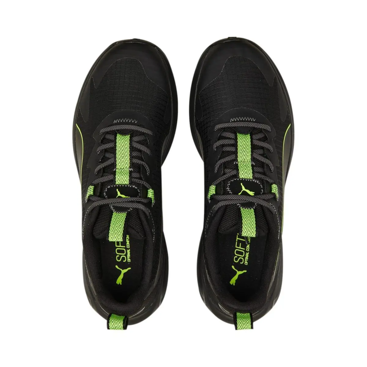 Puma shoes - Black/Lime Squeeze 3