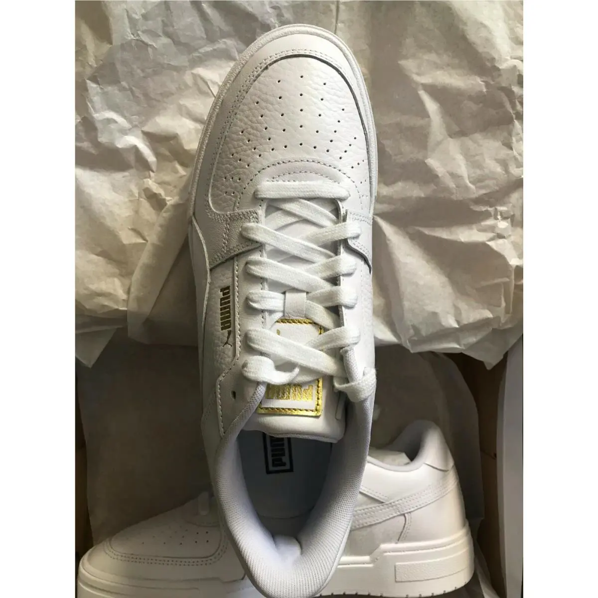 Puma shoes - PUMA CA PRO CLASSIC - PRO CLASSIC - 380190-01 - WHITE/GOLD 8