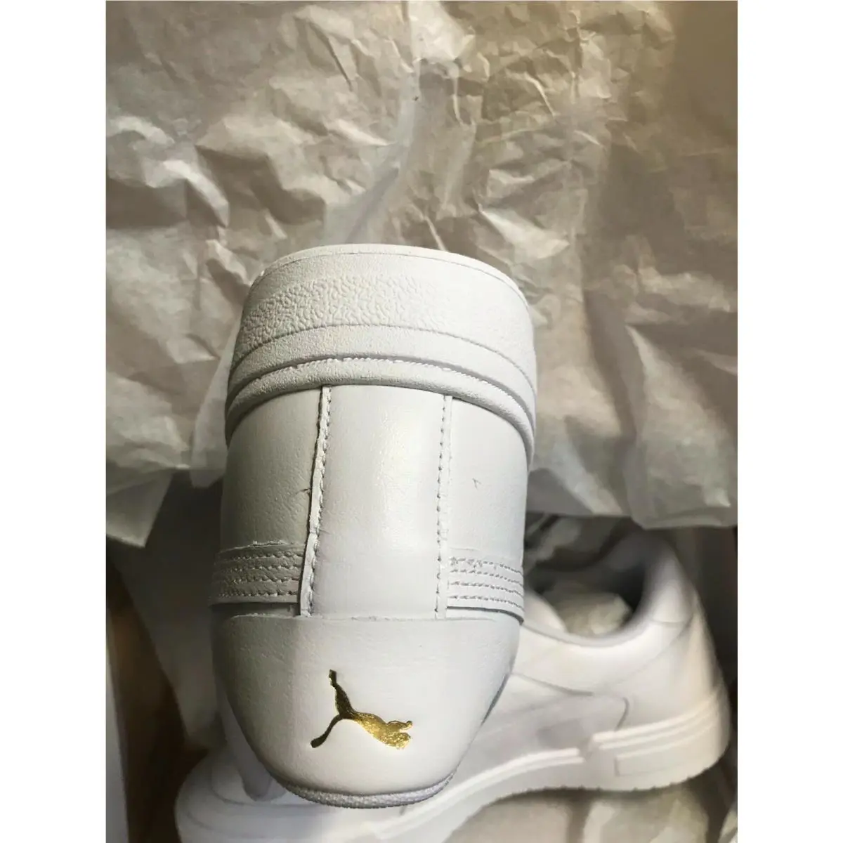 Puma shoes - PUMA CA PRO CLASSIC - PRO CLASSIC - 380190-01 - WHITE/GOLD 9