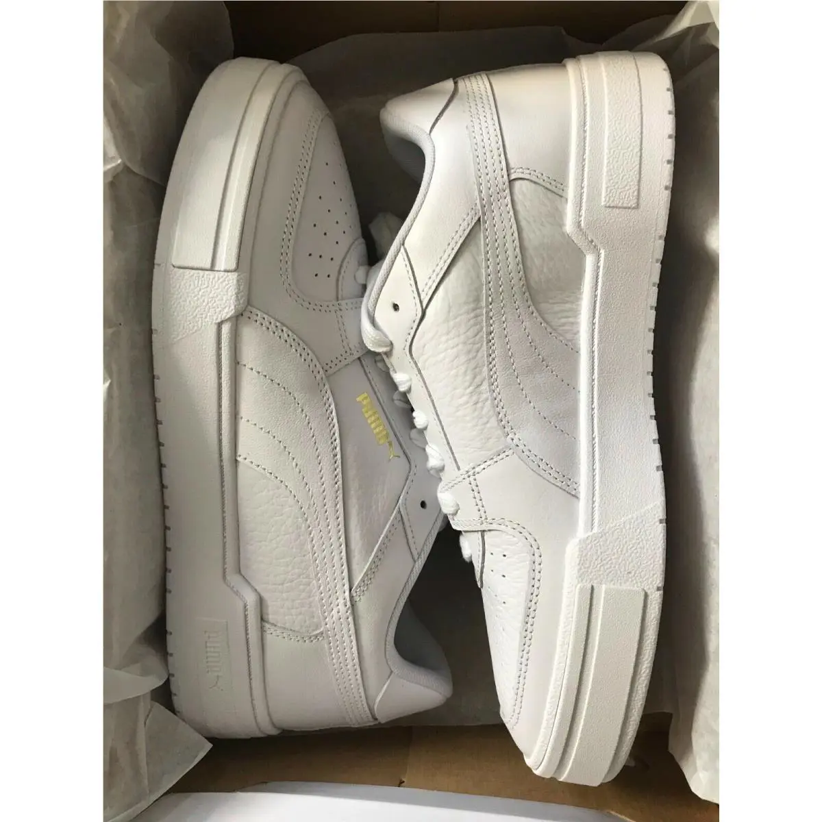 Puma shoes - PUMA CA PRO CLASSIC - PRO CLASSIC - 380190-01 - WHITE/GOLD 7
