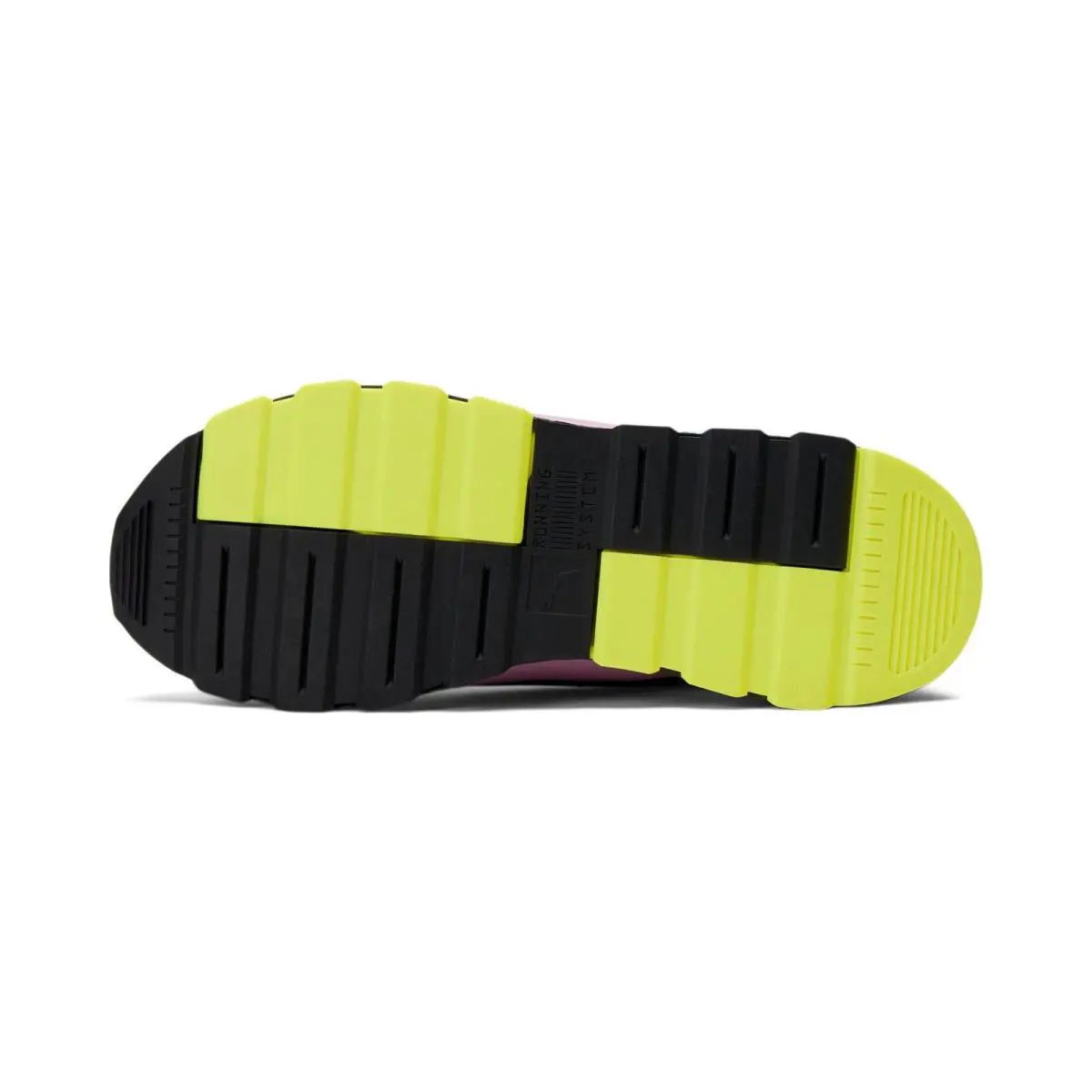 Puma shoes - Puma White-Puma Black-Opera Mauve-Yellow Alert 2