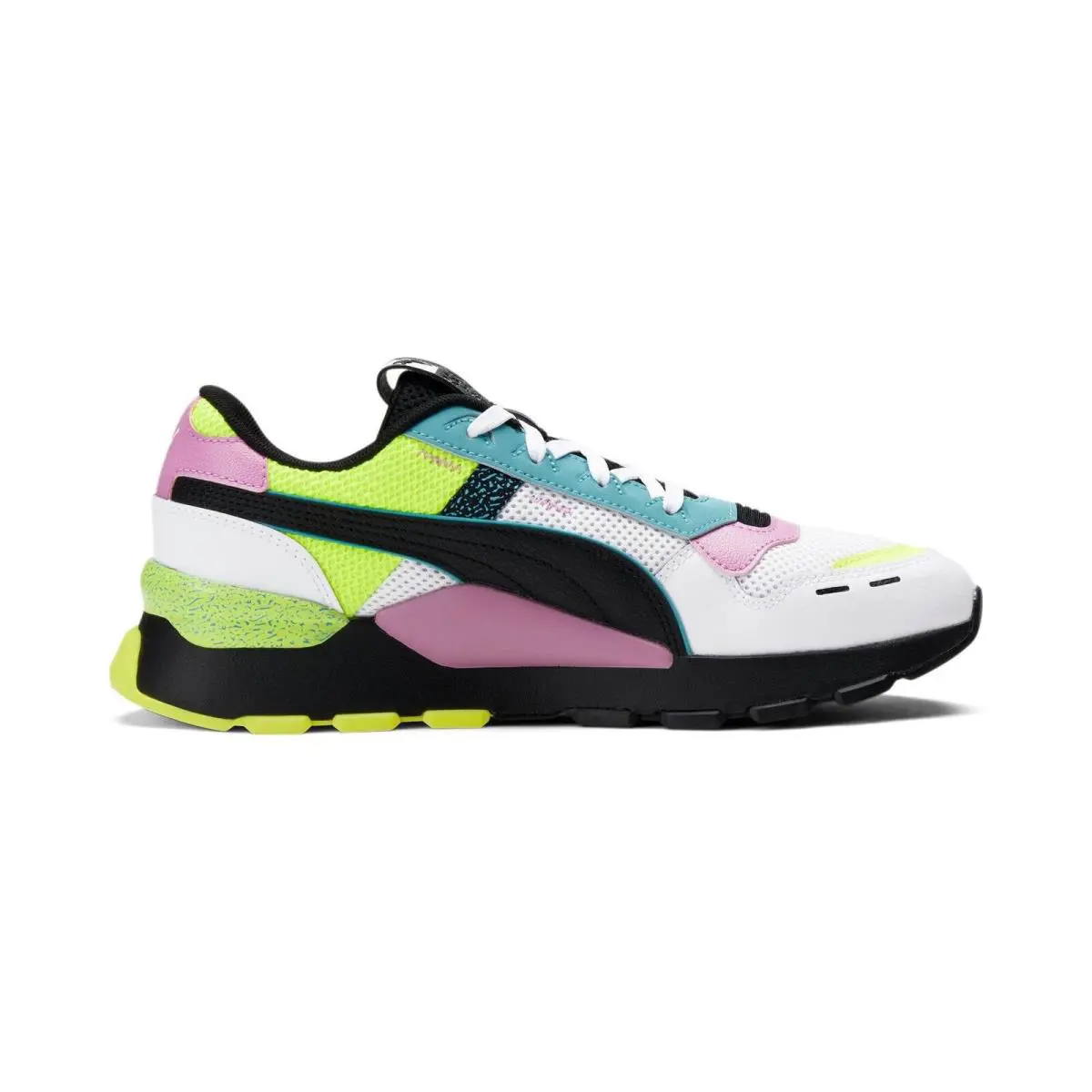 Puma shoes - Puma White-Puma Black-Opera Mauve-Yellow Alert 3