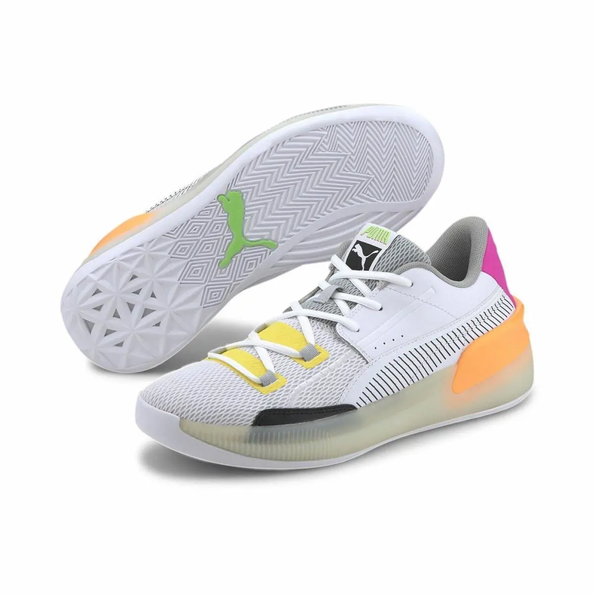 194045-01 Mens Puma Clyde Hardwood Retro - Multicolor