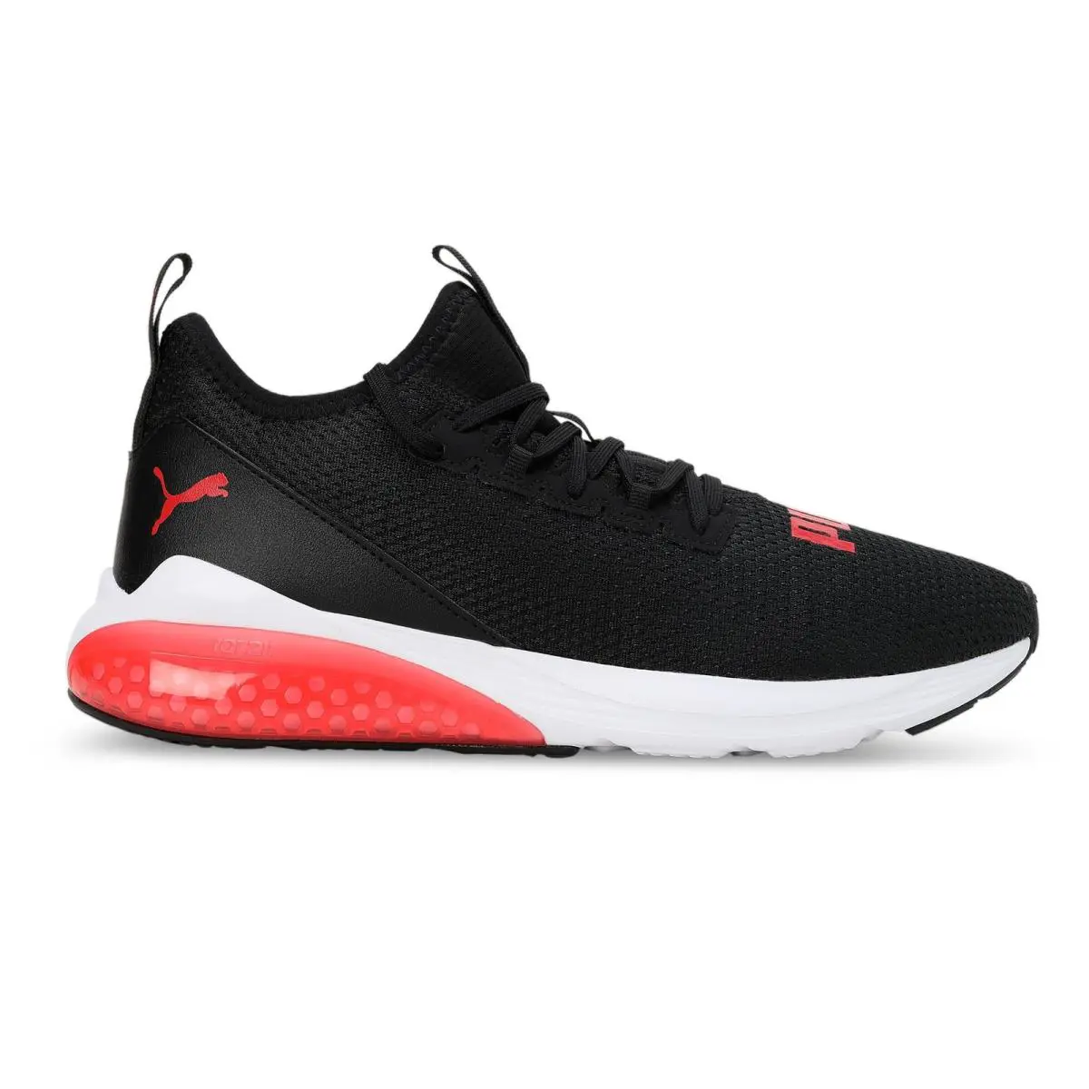 Puma shoes - Black/High Risk Red/White 2