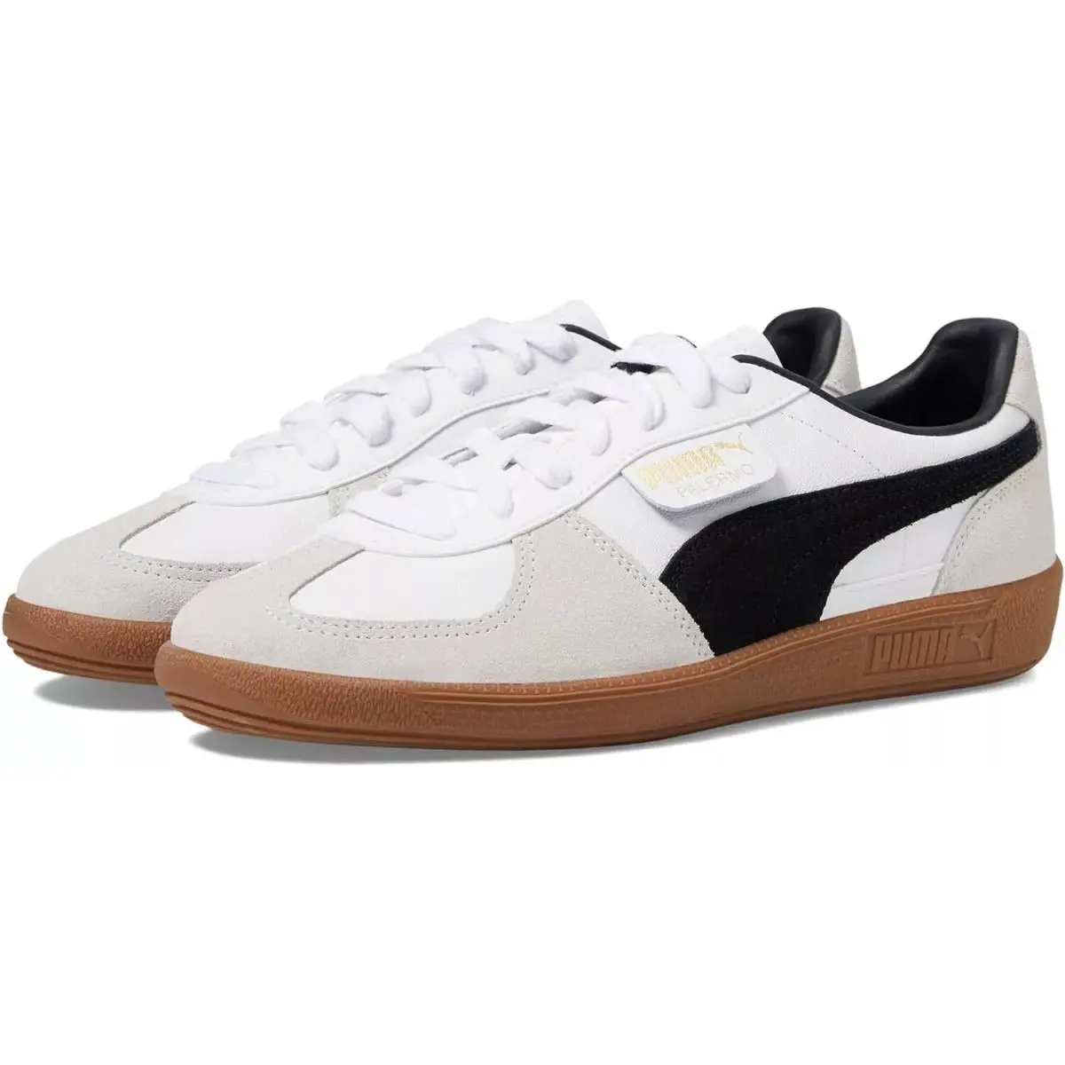 Puma shoes - PUMA Palermo - Palermo - 396464-01 - PUMA WHITE /VAPOR GRAY GUM 9