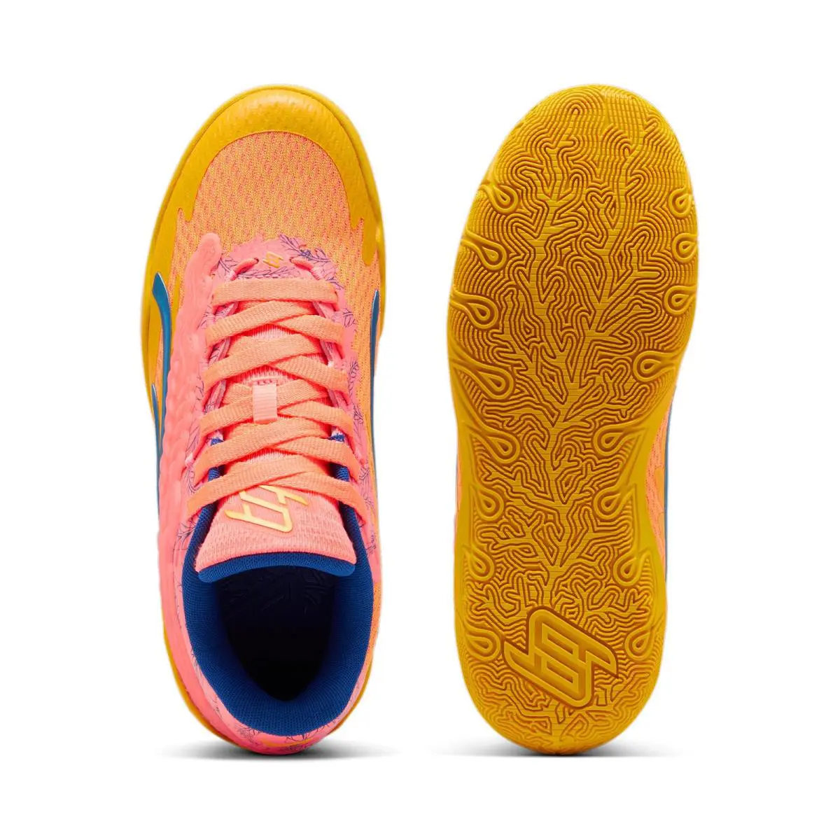 Puma shoes - Yellow Sizzle/Fluro Peach Pes/Cobalt Glaze/Luminous Blue 2