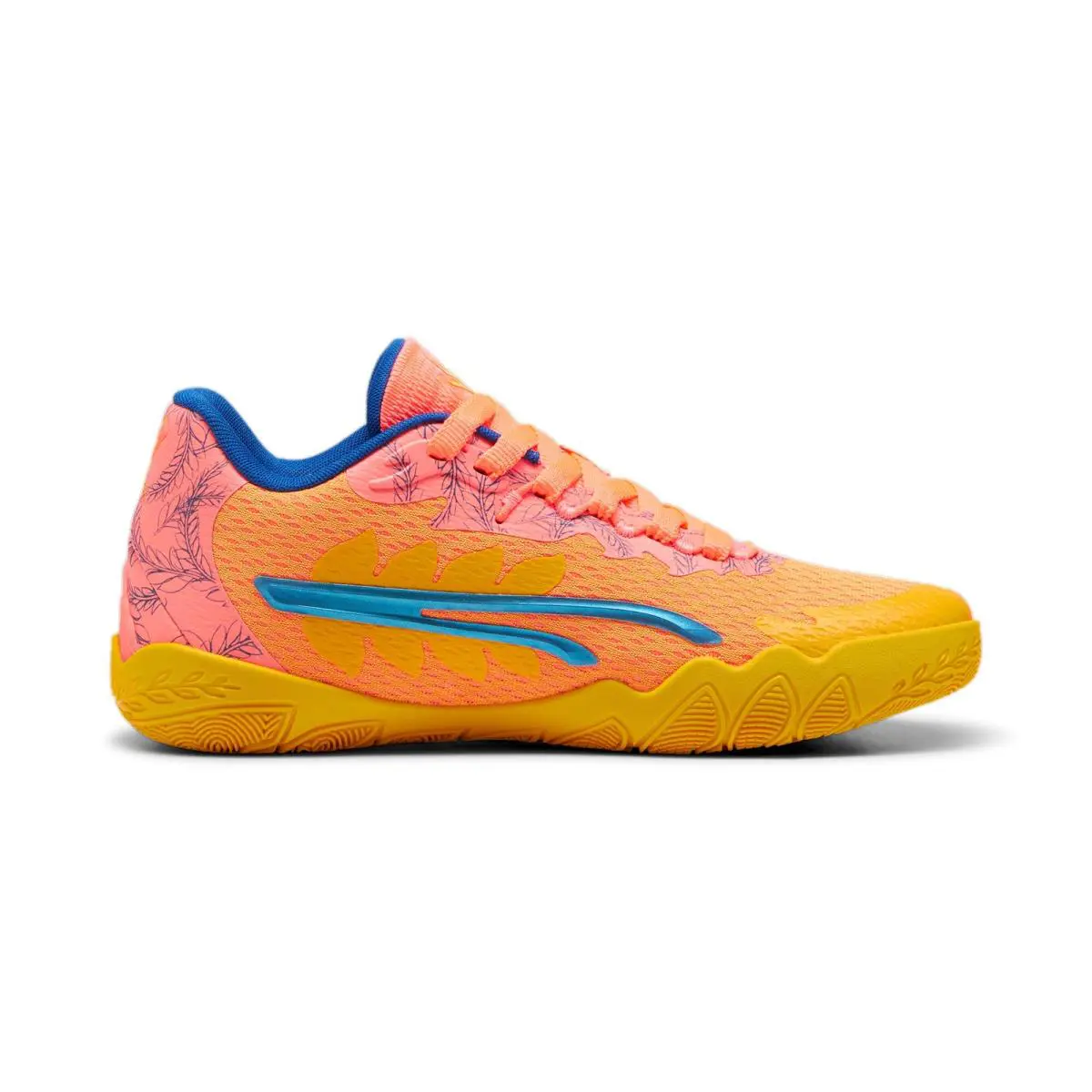 Puma shoes - Yellow Sizzle/Fluro Peach Pes/Cobalt Glaze/Luminous Blue 3