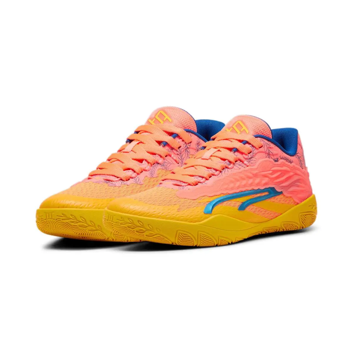 Puma shoes - Yellow Sizzle/Fluro Peach Pes/Cobalt Glaze/Luminous Blue 6