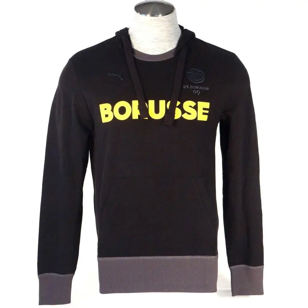 Puma Bvb 09 Black Borussia Football Club Signature Hoodie Men`s