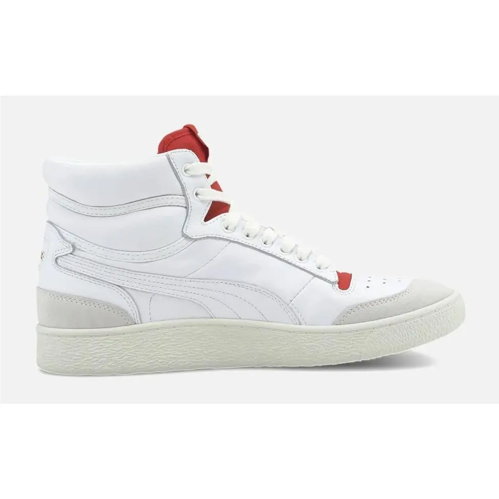 Puma shoes - PUMA Ralph Sampson Mid - Ralph Sampson Mid - 374874-01 - White/High Risk Red/Vaporus Grey 0