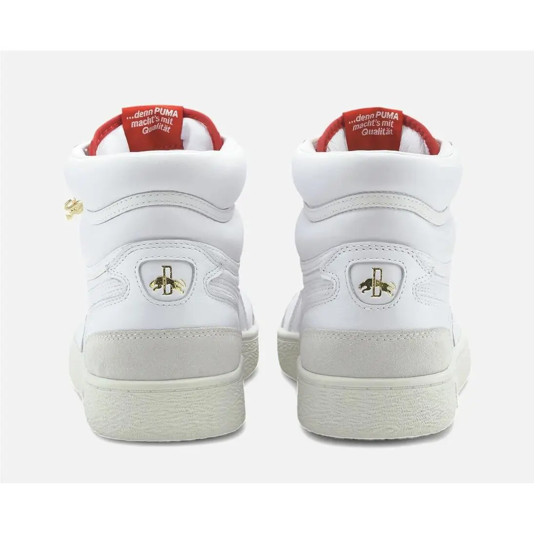 Puma shoes - PUMA Ralph Sampson Mid - Ralph Sampson Mid - 374874-01 - White/High Risk Red/Vaporus Grey 3