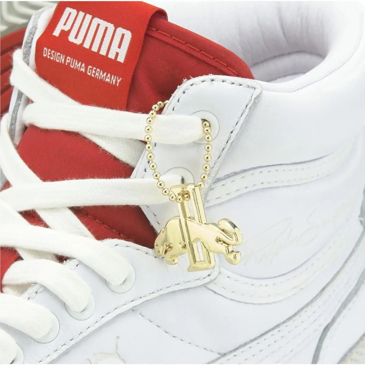 Puma shoes - PUMA Ralph Sampson Mid - Ralph Sampson Mid - 374874-01 - White/High Risk Red/Vaporus Grey 4