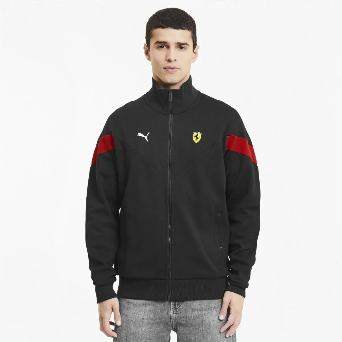 597949-02 Mens  SF Ferrari Race Mcs Sweat Jacket S by Puma