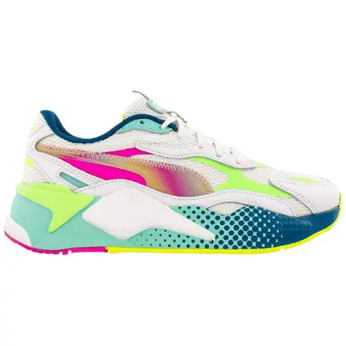 Puma shoes - Puma RS-X3 - 368643-01 - White/Elektro Green/Blue/Pink 0