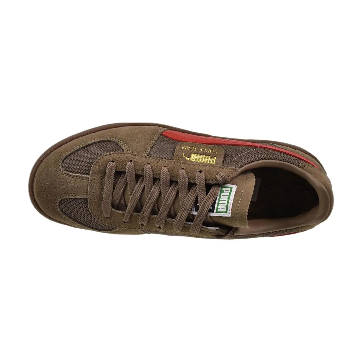 Puma shoes - Totally Taupe Red 3