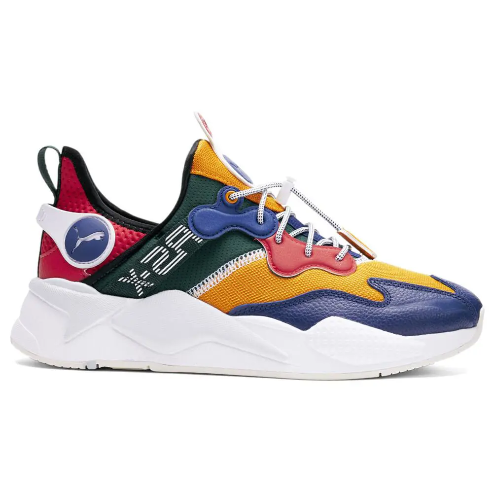 Puma Rs-x T3CH Heritage Lace Up Sneakers Casual Shoes White- Multicolor - Multicolor