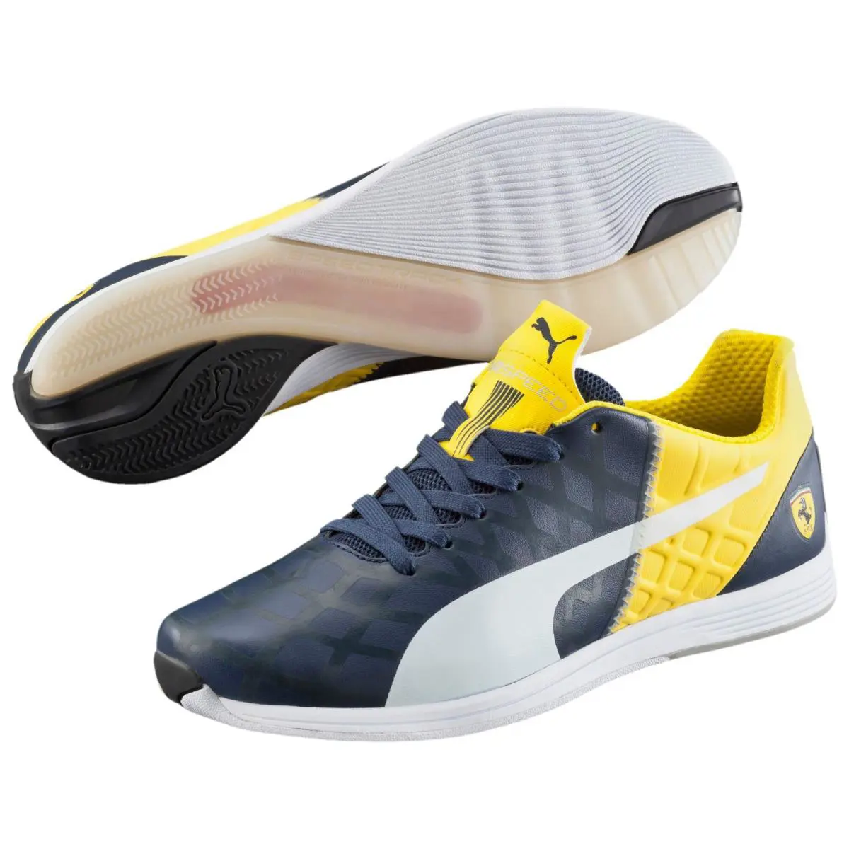 Puma Ferrari Evospeed 1.4 Men`s Shoes - dress blues-white-vibrant yellow