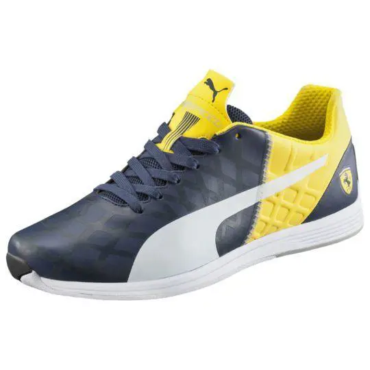 Puma shoes - PUMA FERRARI EVOSPEED 1.4 - FERRARI EVOSPEED - dress blues-white-vibrant yellow 1