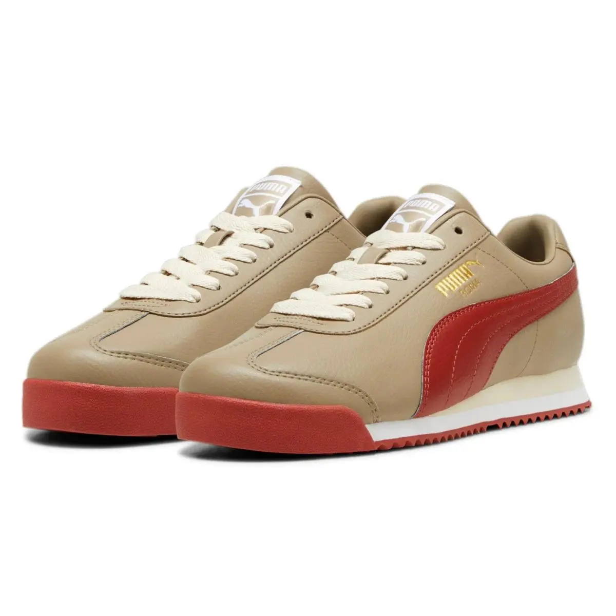 Puma shoes - PUMA Roma - Roma - 396868-06 - Oak Branch / Mars Red 3
