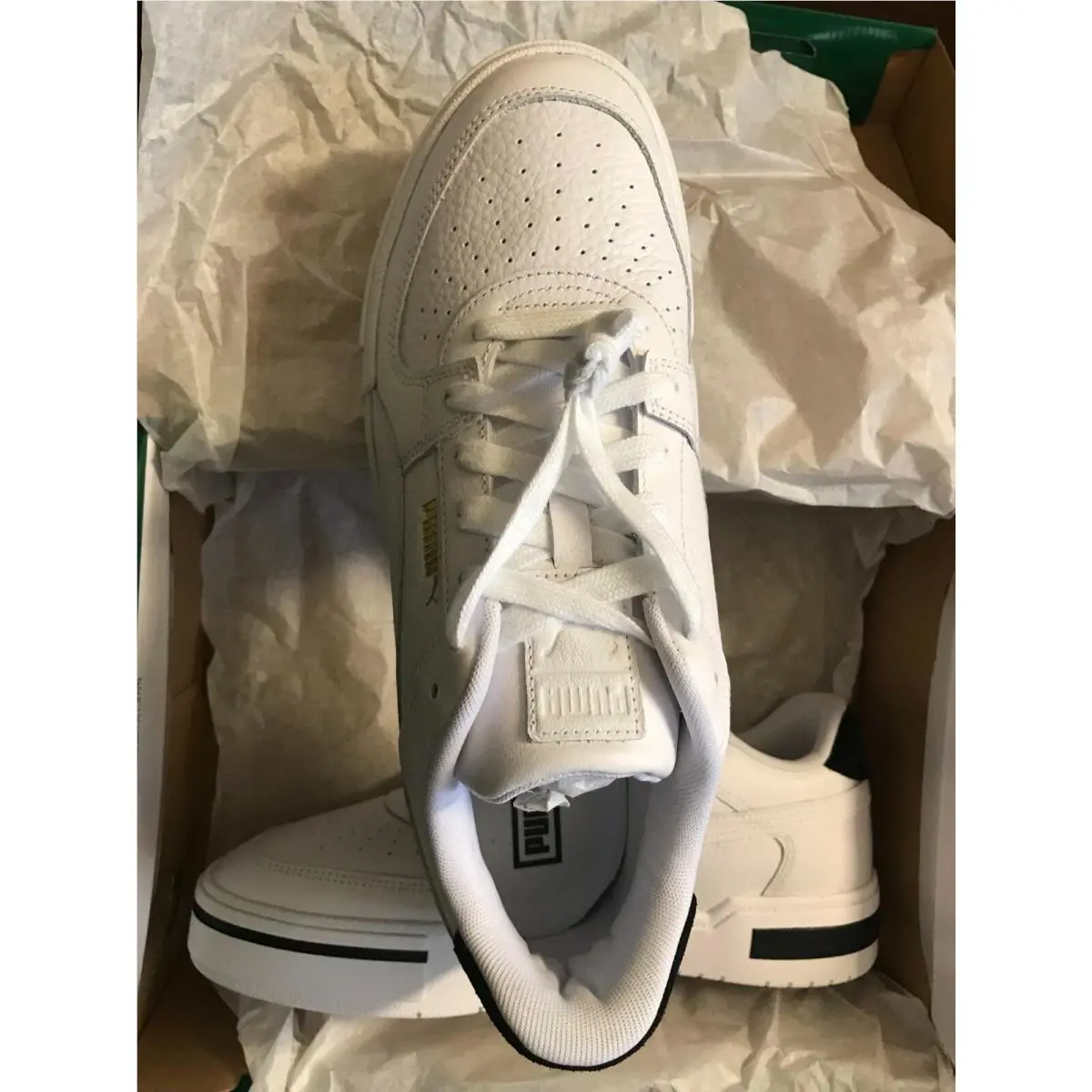 Puma shoes - PUMA CA PRO HERITAGE - PRO HERITAGE - 375811-01 - WHITE/BLACK/GOLD 7