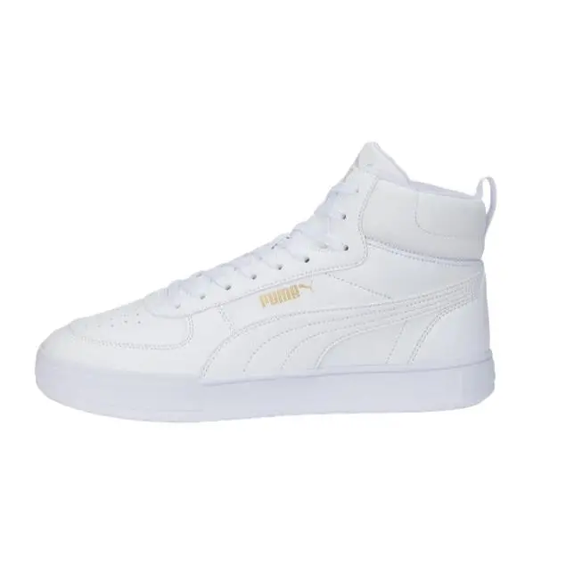 Mens White Shoe  Caven Mid 385843 01 9 by Puma