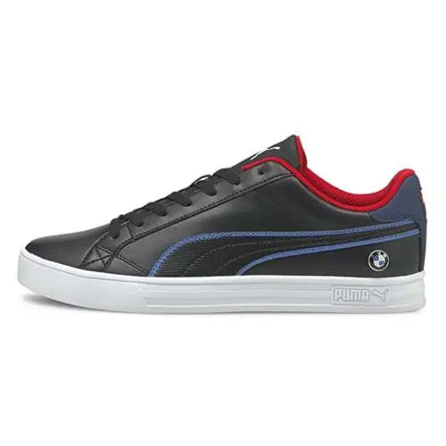 Puma shoes - PUMA BMW MMS Smash Vulc V3 LO - 306876 01 - Black/Estate Blue/White 0