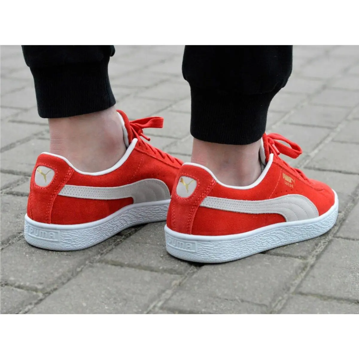 Puma shoes Suede Classic - High Risk Red/ Puma White 5