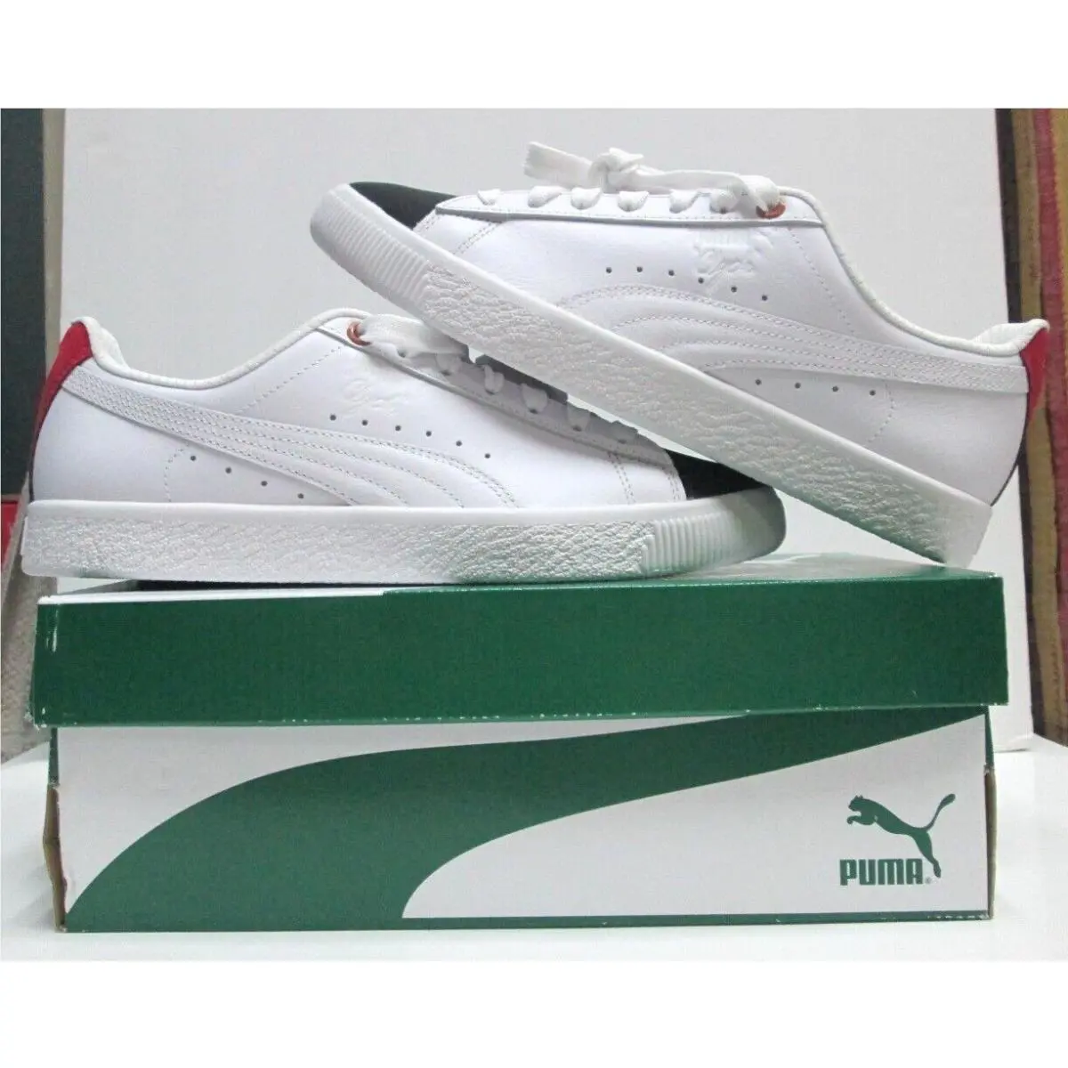 Puma shoes - PUMA Clyde - Clyde - 385298-01 - White 3