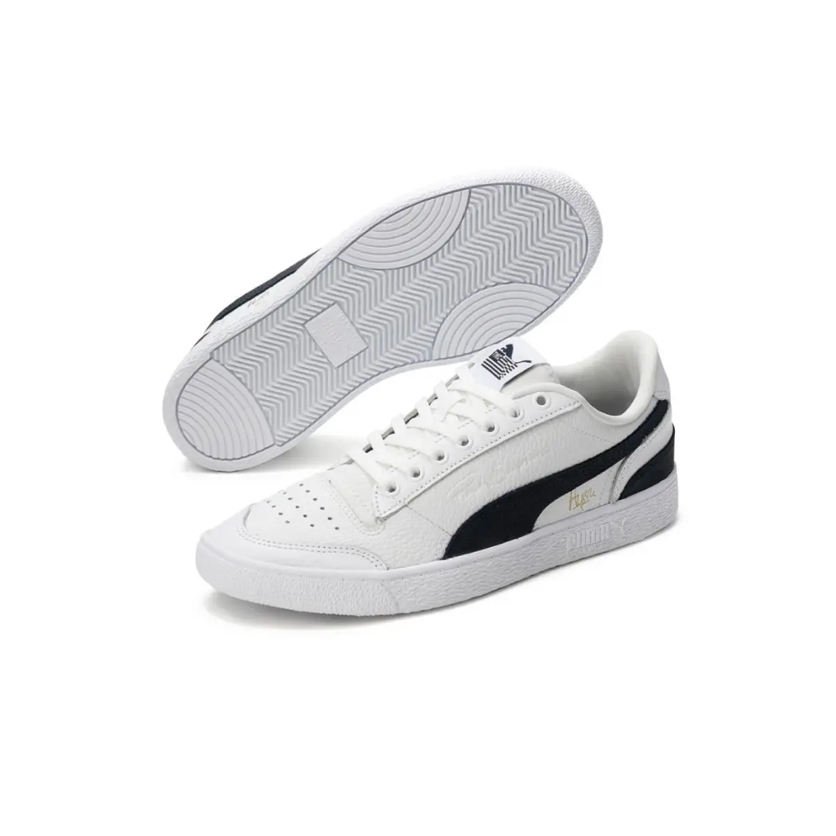 Puma shoes - White-Blue 3