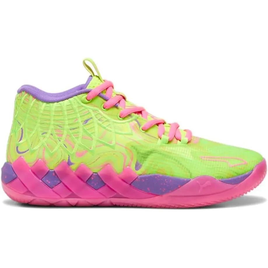 Puma Mens MB.01 Inverse Toxic Basketball Shoes 310437 01 - PURPLE GLIMMER KNOCKOUT PINK