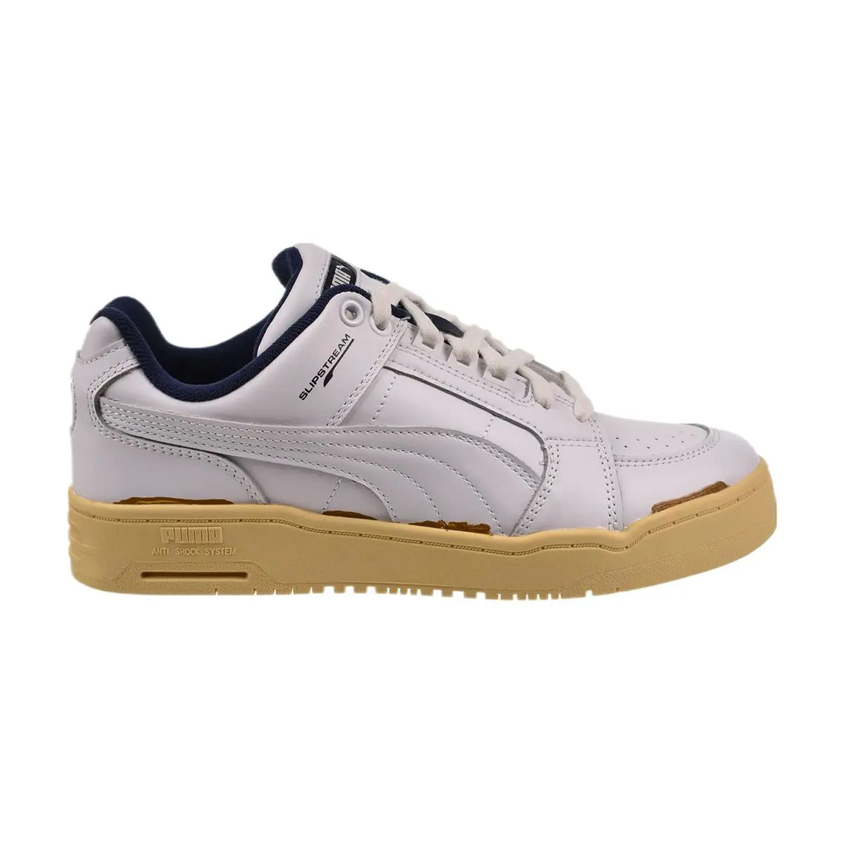 Puma Slipstream Lo The Never Worn II Men`s Shoes White-navy 393137-01 - White-Navy
