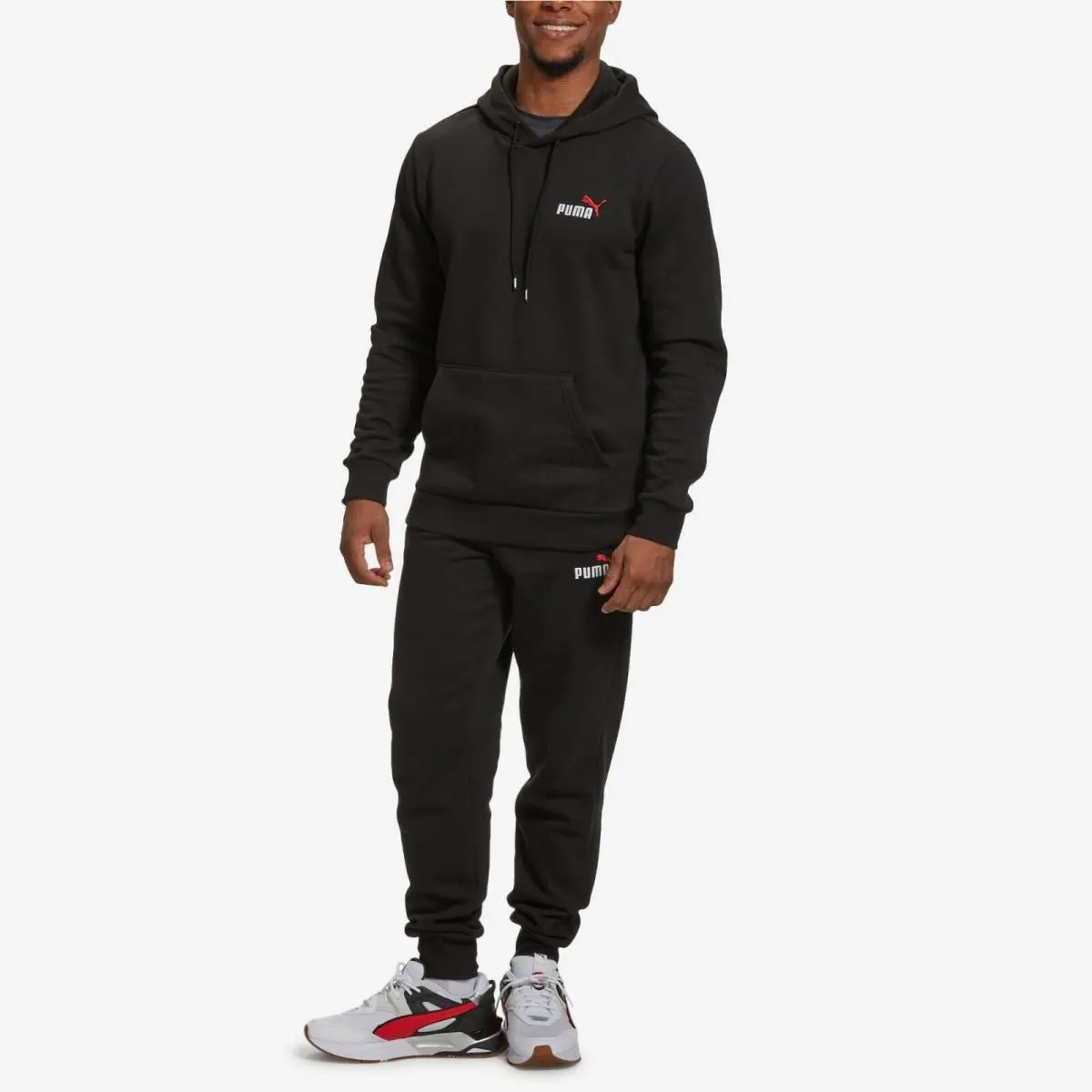 Puma clothing - Essential Embroidery logo - Essential Embroidery logo - Essential Embroidery logo - Black, Blue, red, s: Black 1