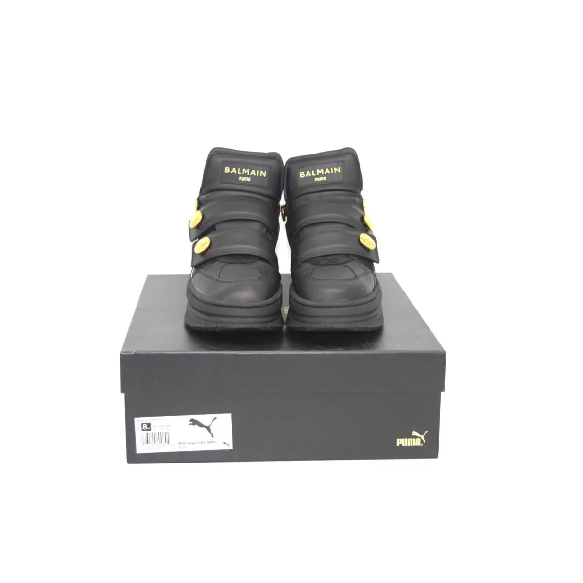 Puma shoes - PUMA DEVA STRAPS X BALMAIN - BLACK/GOLD 10