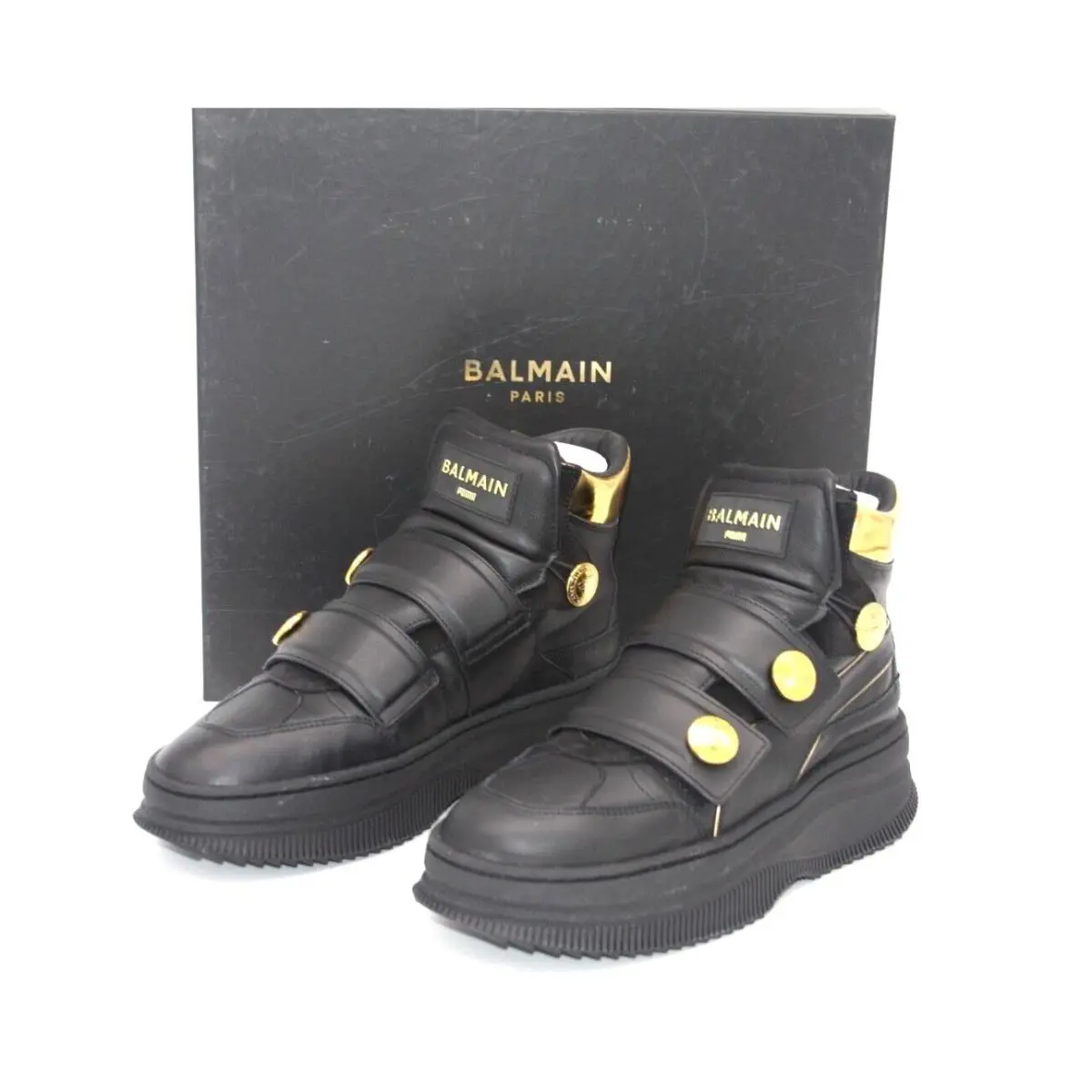 Puma shoes - PUMA DEVA STRAPS X BALMAIN - BLACK/GOLD 5
